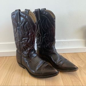 Brown womens cowboy boots
